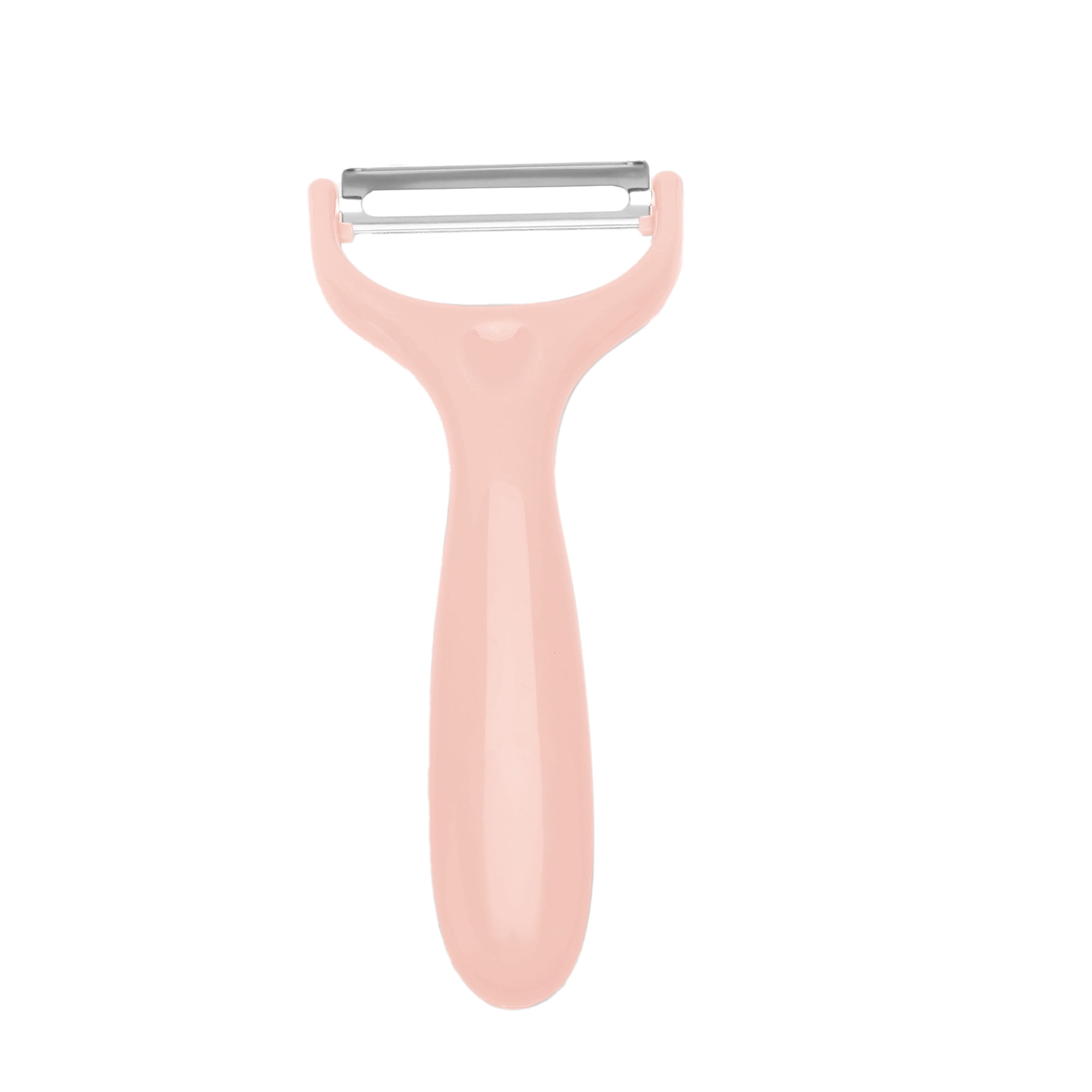 Unique Bargains Plastic Vegetable Peeler with Ergonomic Handle Light Pink 5.9x2.4x0.6 inch