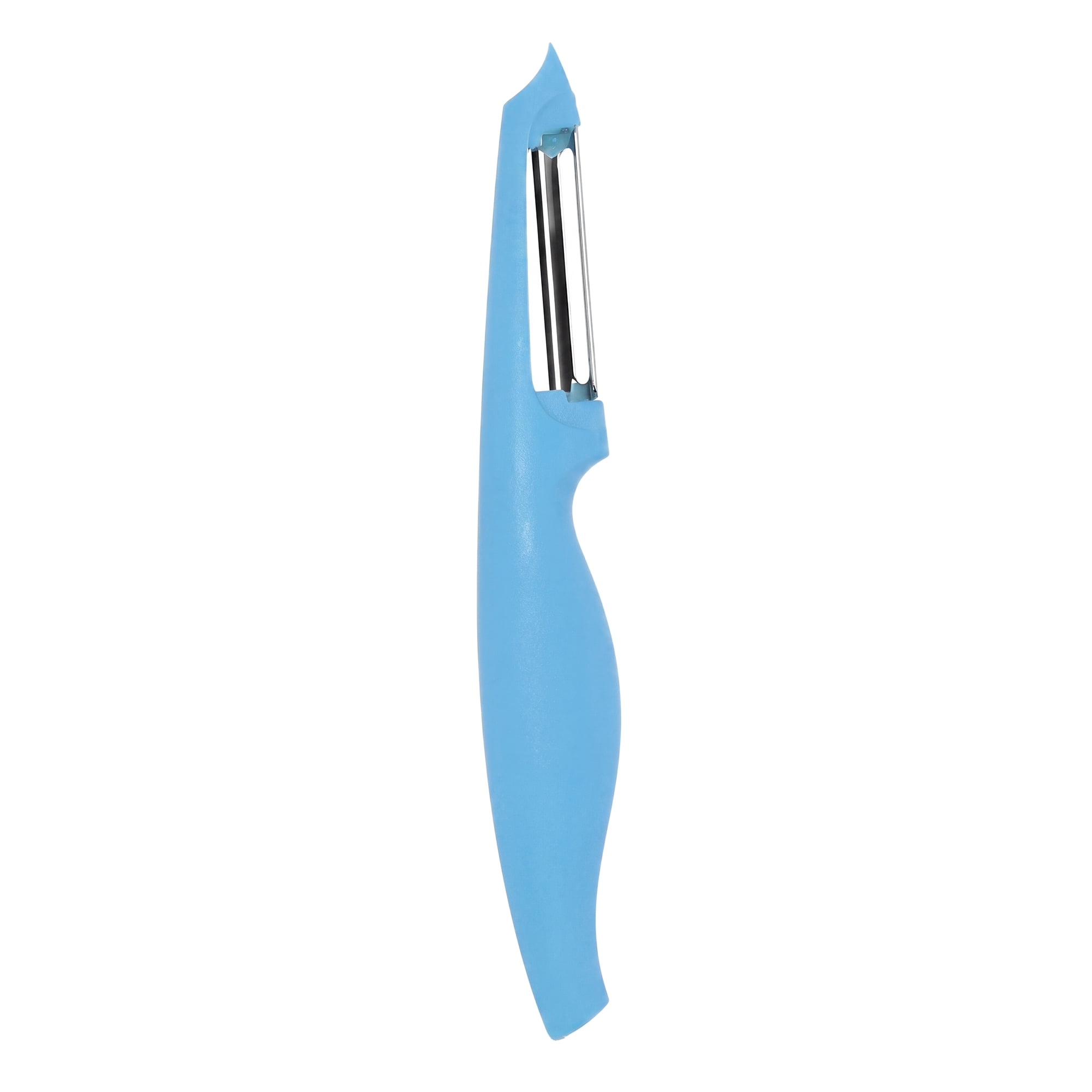 Unique Bargains Plastic Vegetable Peeler with Ergonomic Handle for Peeling Blue 7.3x1 inch