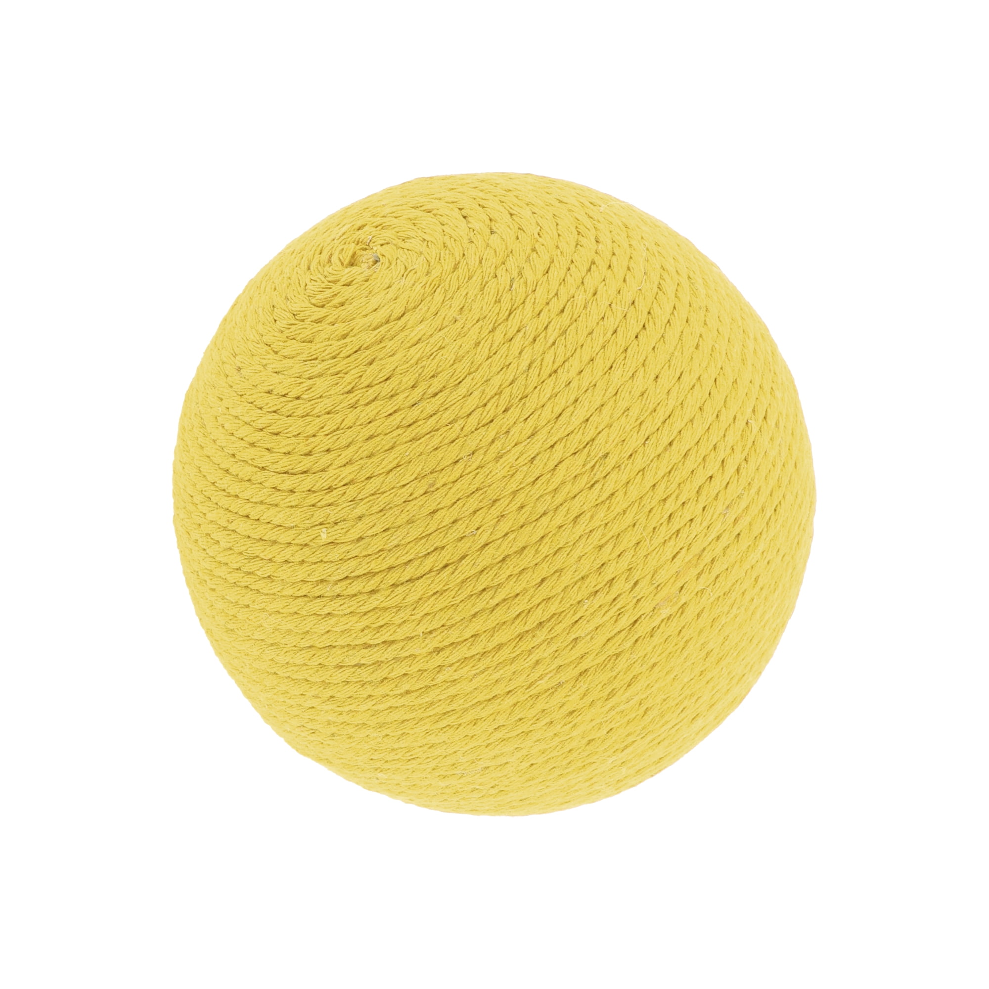 Unique Bargains Playing Ball with Bell for Cat Playtime Yellow