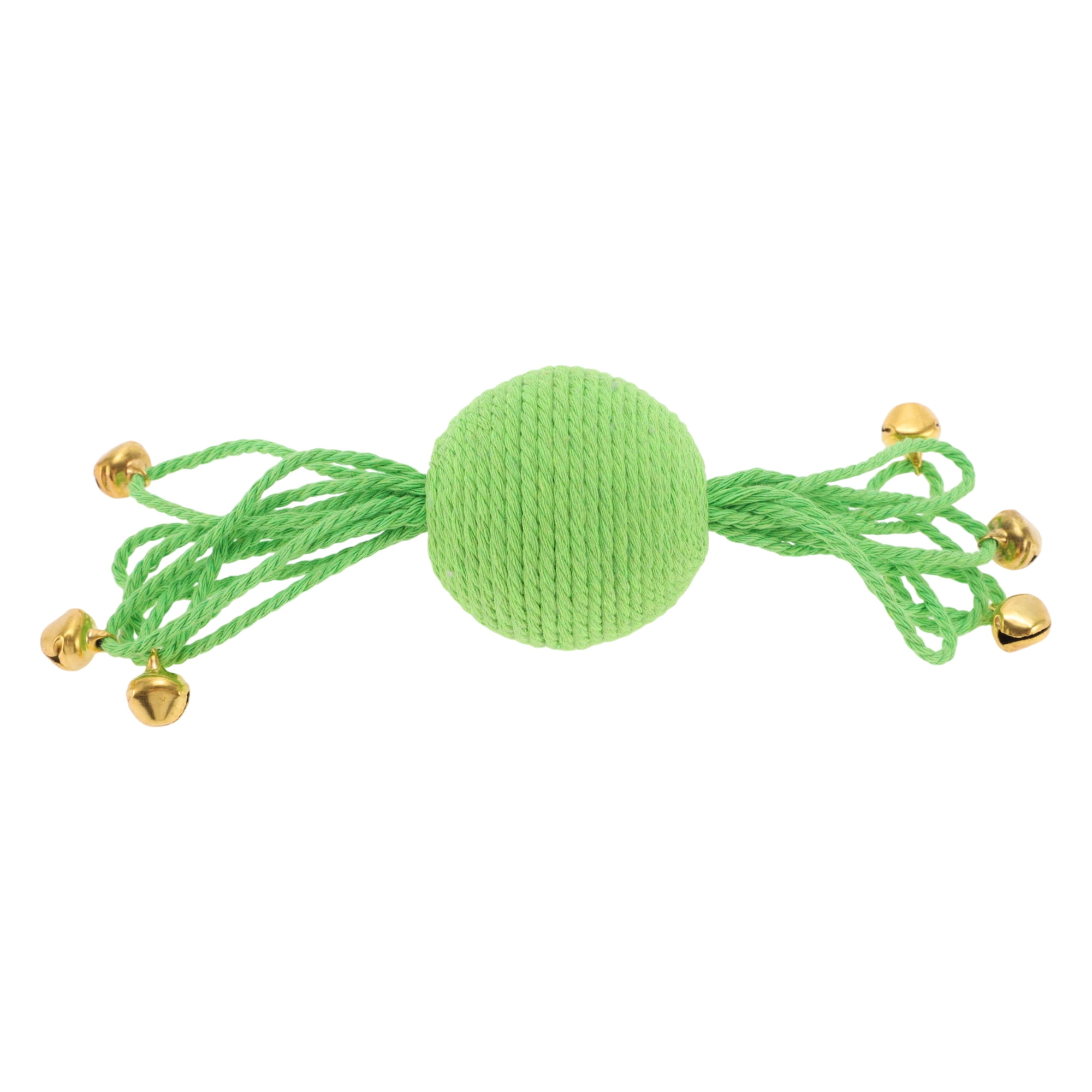 Unique Bargains Playing Ball with Bell for Indoor Green