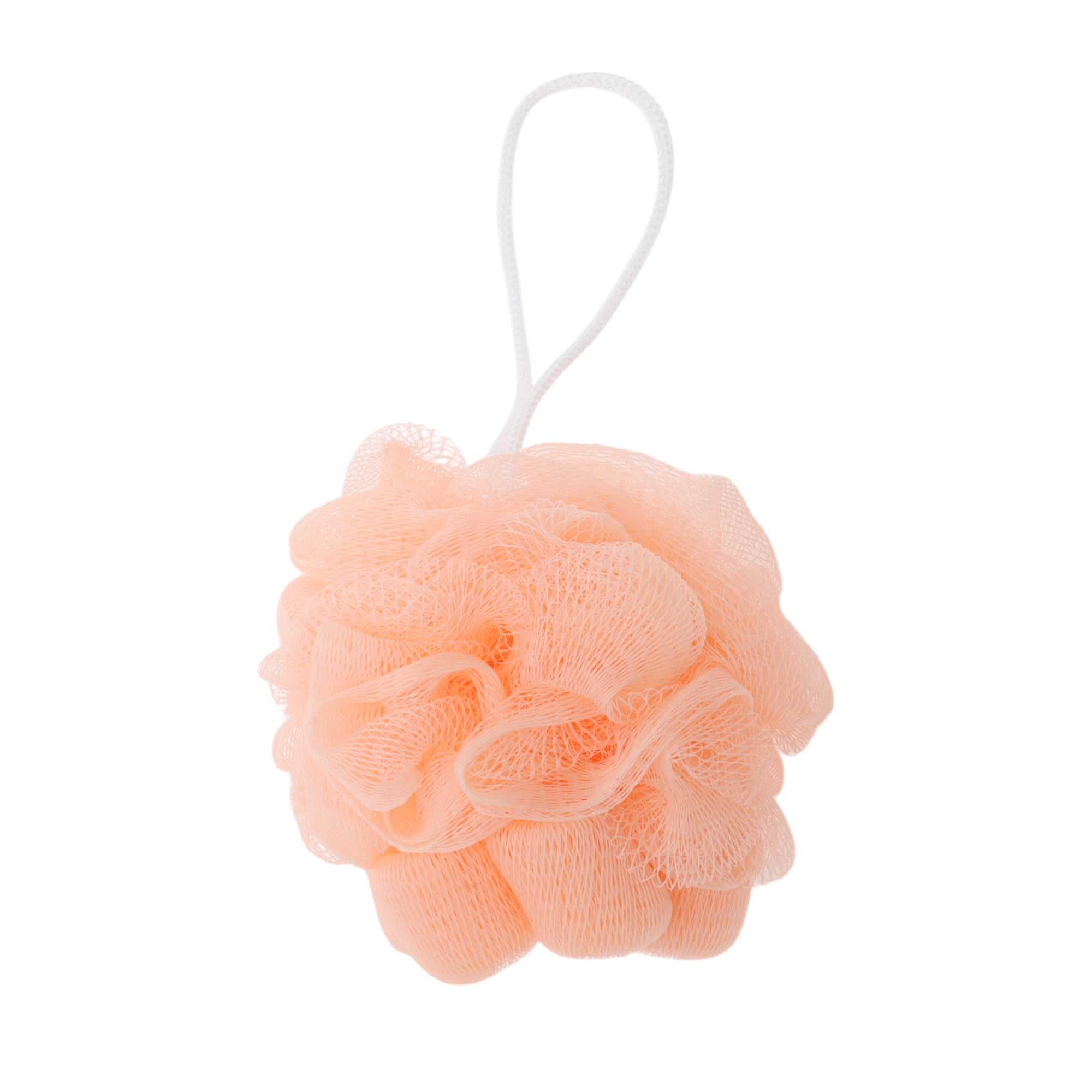 Unique Bargains Plum Bossom Bath Shower Loofah Sponge 1 Pc Orange