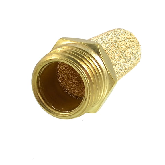 Unique Bargains Pneumatic 1/2" PT Thread Absorb Noise Exhaust Silencer Muffler