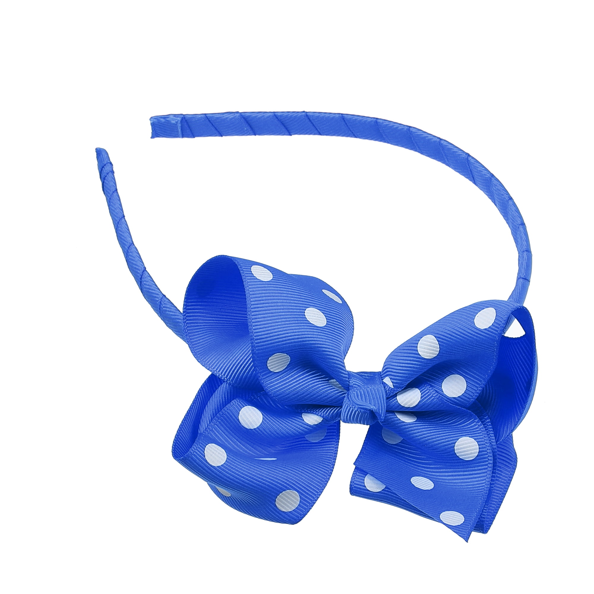 Polka dot bow headband cheap