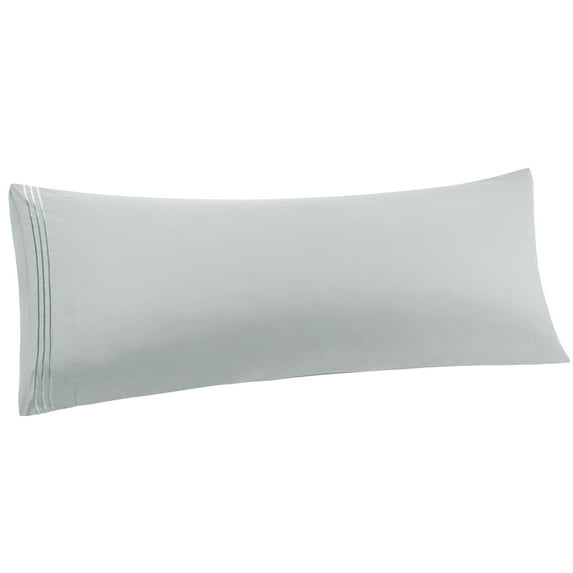 Unique Bargains Polyester Body Pillowcase Envelop Closure Light Gray 20"x48"