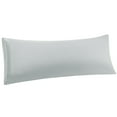 thumbnail image 1 of Unique Bargains Polyester Body Pillowcase Envelop Closure Light Gray 20"x54", 1 of 8