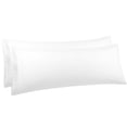 thumbnail image 1 of Unique Bargains Polyester Body Pillowcases 2 Pcs with Envelop White 20"x54", 1 of 8