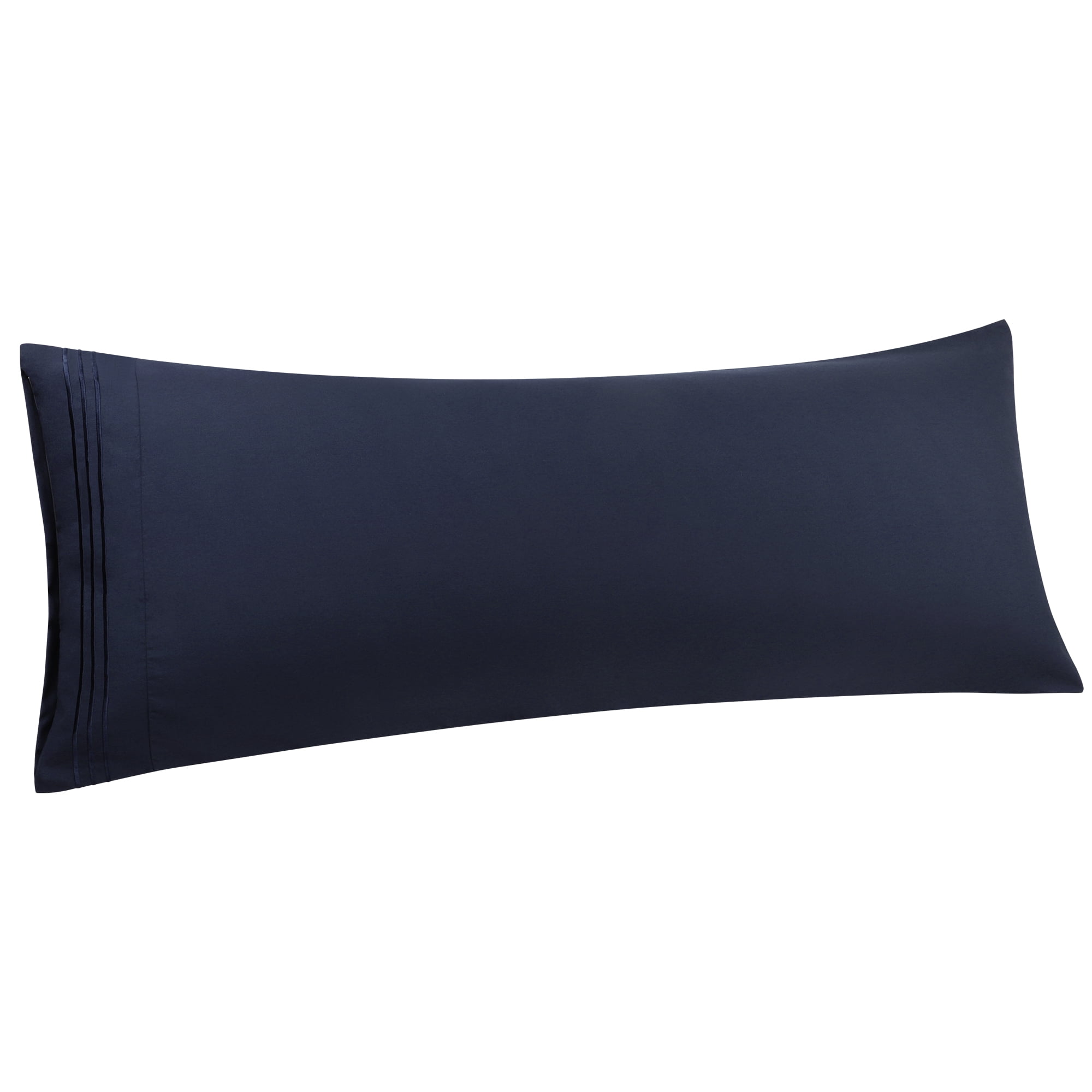 Unique Bargains Polyester Body Pillowcases Soft with Zipper Navy 20"x48"