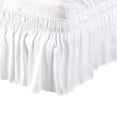 thumbnail image 1 of Unique Bargains Polyester Elastic Dust Ruffled Bed Skirt with 15" Drop Queen Snow White, 1 of 8