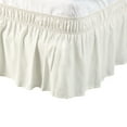 thumbnail image 1 of Unique Bargains Polyester Elastic Dust Ruffled Bed Skirt with 15" Drop Twin Beige, 1 of 8