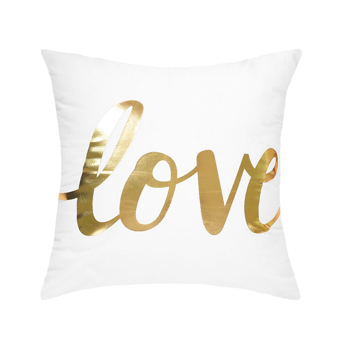Unique Bargains Polyester Love Letter Pattern Throw Pillow Covers 18x18 inch 1PC