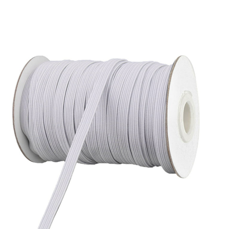  DENSCO Elastic Bands for Sewing 1 Inch 6 Yards White Knit Wide  Elastic Spool, Elasty Plasti : Arts, Crafts & Sewing