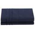 thumbnail image 1 of Unique Bargains Polyester Soft Pillowcases 2 Pcs Envelop 20"x26" Navy, 1 of 8