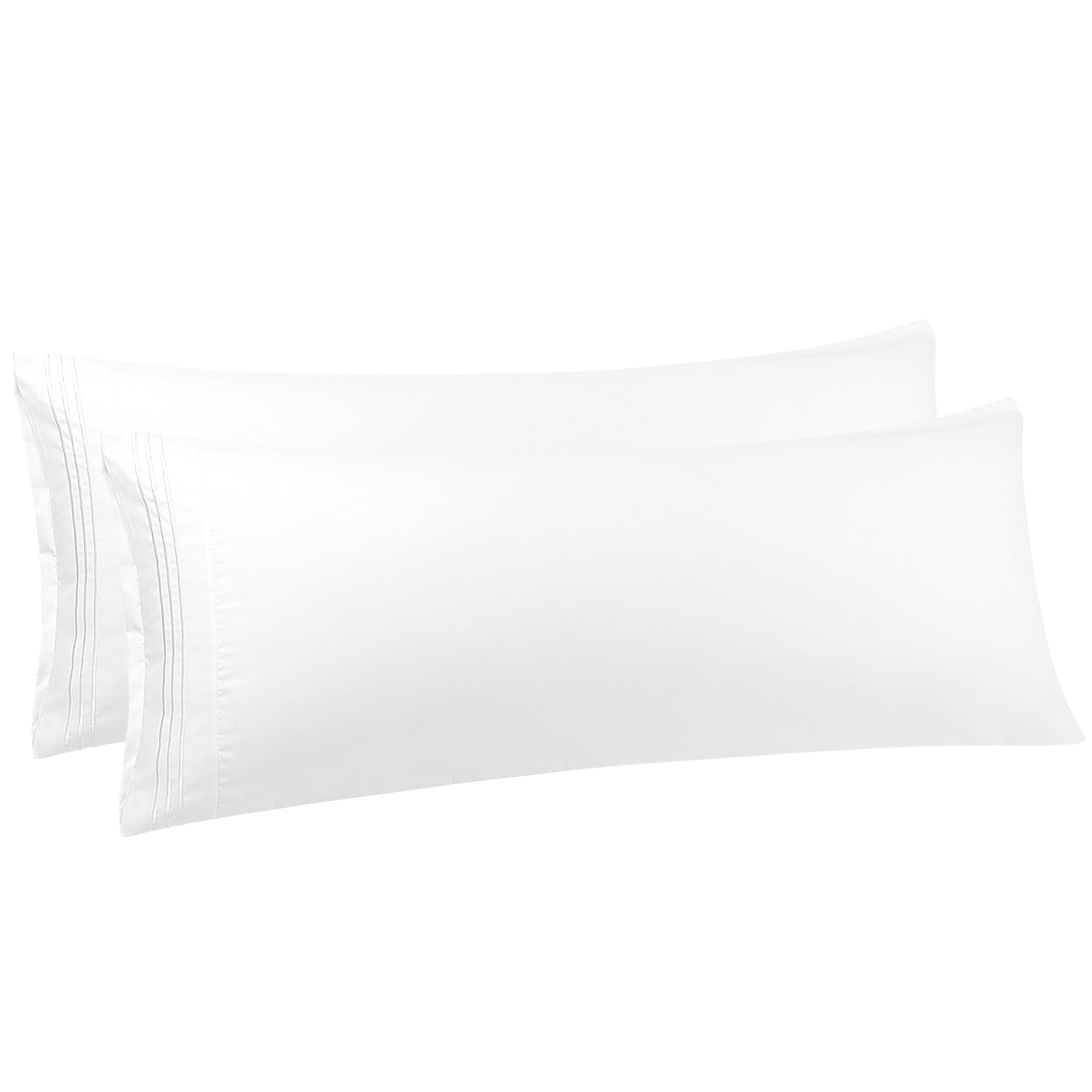 Unique Bargains Polyester Soft Zipper Closure Body Pillowcases 2 Pcs