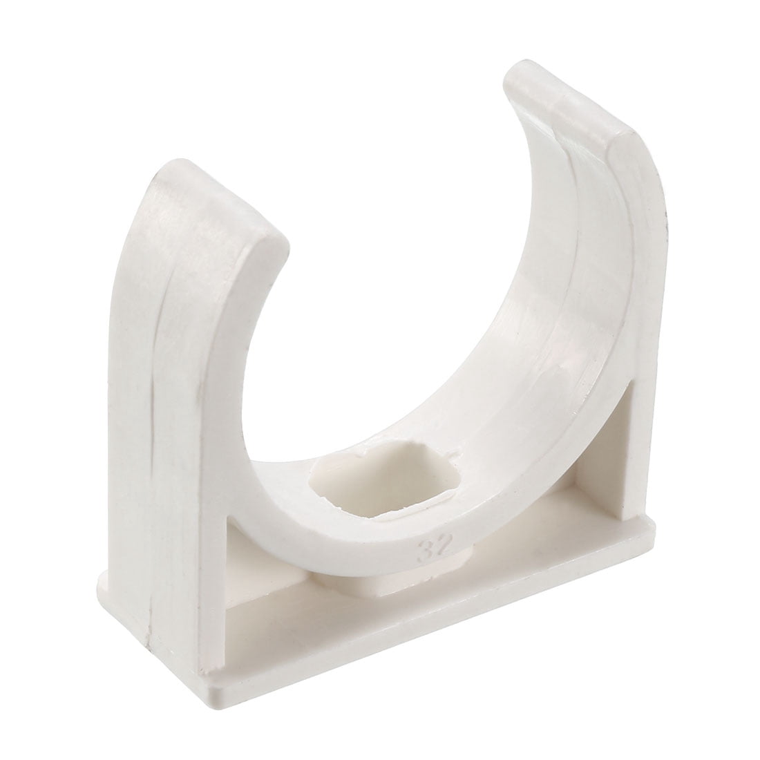 Unique Bargains Polyvinyl Chloride Water Pipe Clamps 1.54" x 1.42" x 0.63"