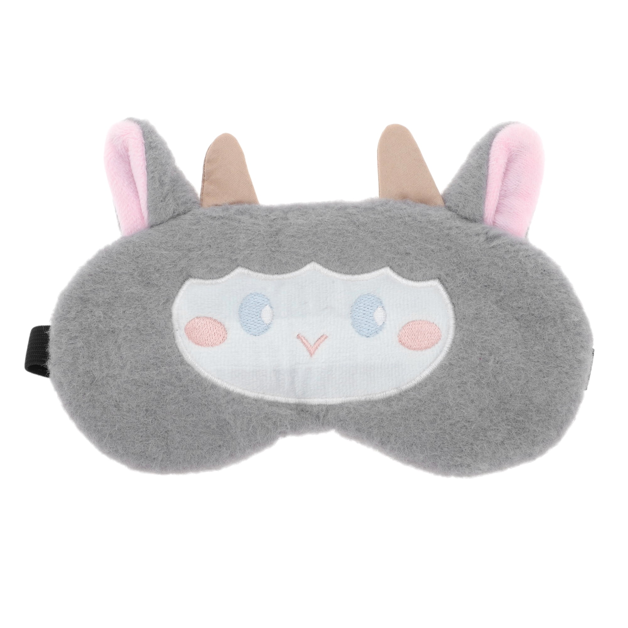 Unique Bargains Portable Adjustable Eye Mask for Comfortable Travel Gray