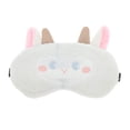 thumbnail image 1 of Unique Bargains Portable Adjustable Eye Mask for Comfortable Travel White, 1 of 3