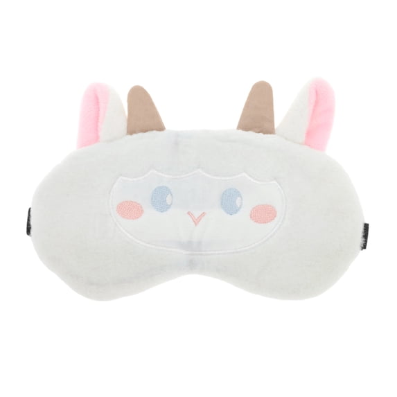 Unique Bargains Portable Adjustable Eye Mask for Comfortable Travel White