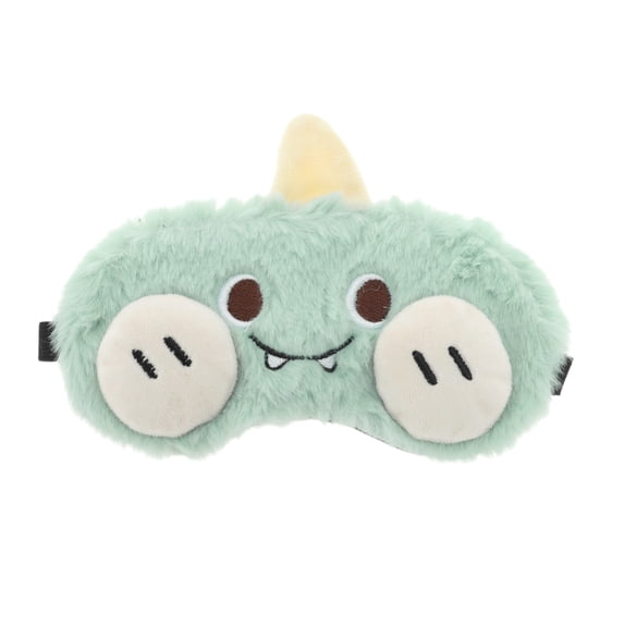 Unique Bargains Portable Adjustable Eye Mask for Travel and Sleeping Comfort Green
