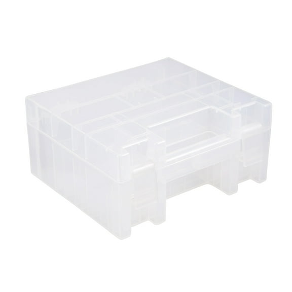 Unique Bargains Portable Battery Storage Box Protective Holder Container for AAA/AA Batteries