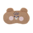 thumbnail image 1 of Unique Bargains Portable Cartoon Bears Eye Mask for Travel Brown, 1 of 3