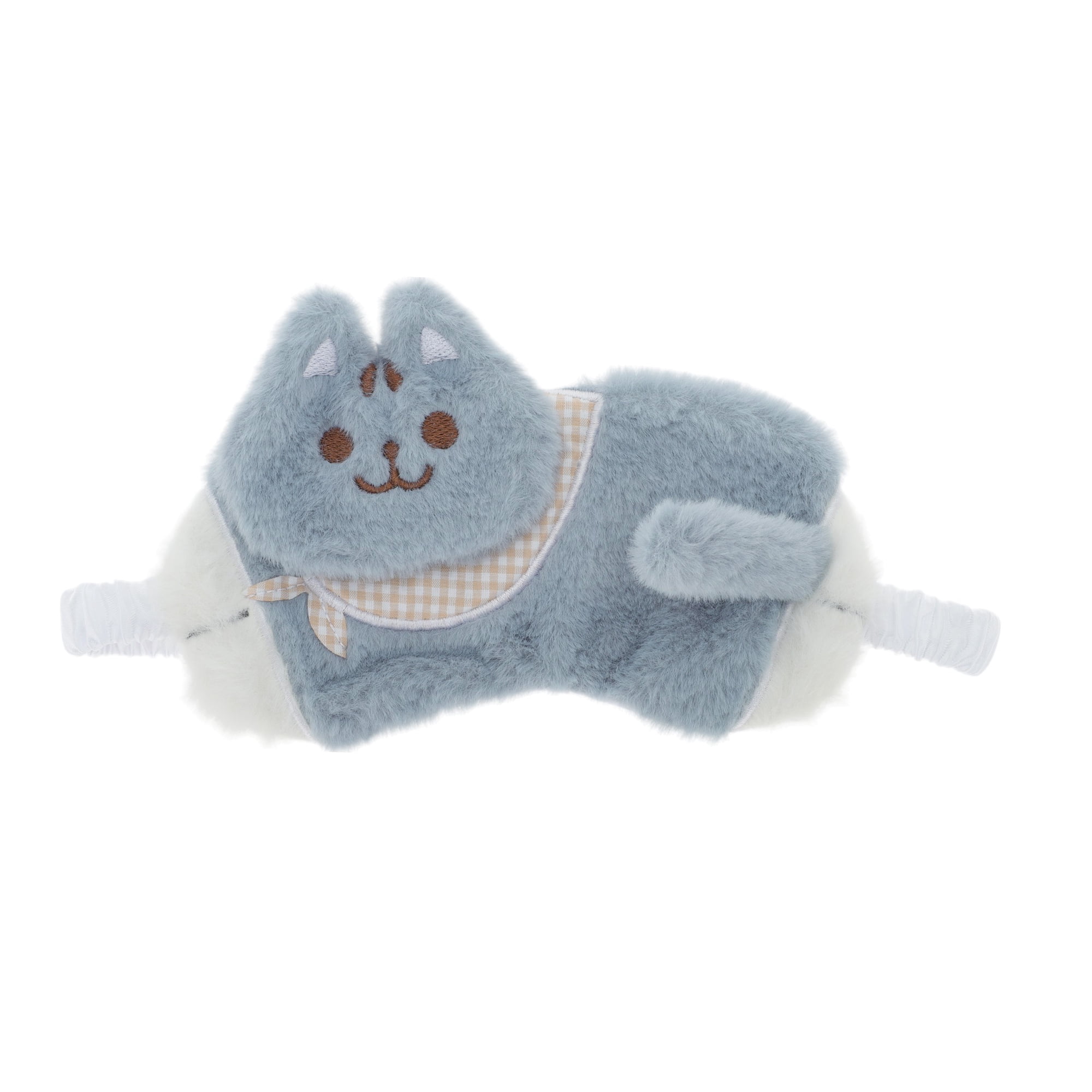 Unique Bargains Portable Cat Not Adjustable Eye Mask for Travel and Relaxation Blue