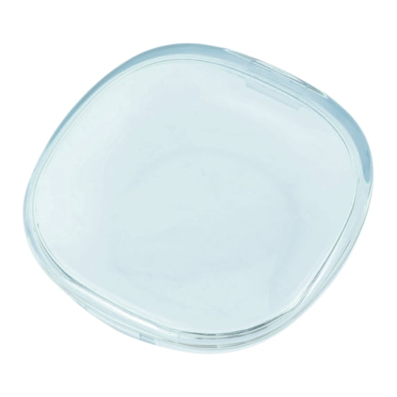 Unique Bargains 1 Pc Braces Box Portable Denture Cases Transparent Blue