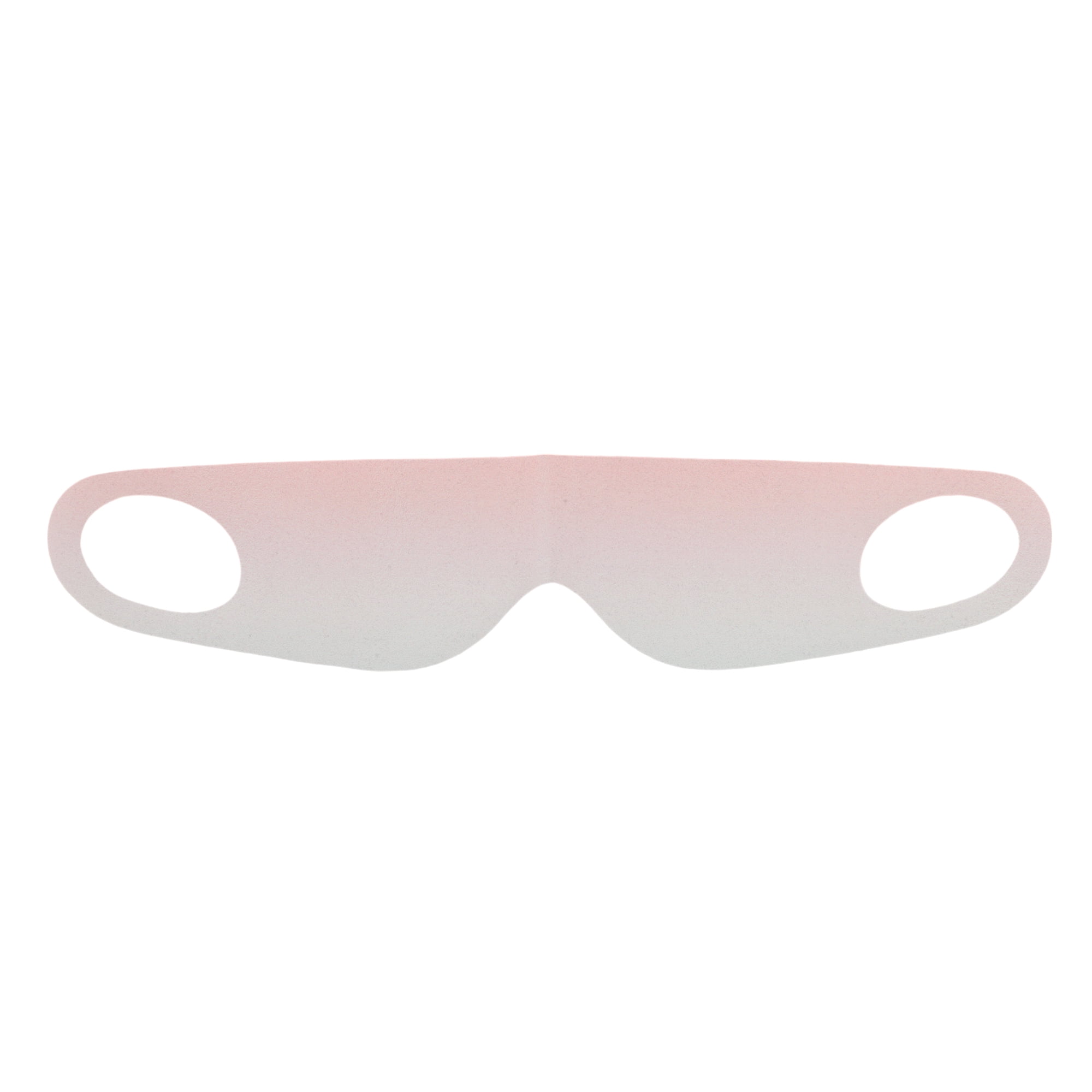 Unique Bargains Portable Ear Hanging Sleep Mask for Travel Gradient Pink M