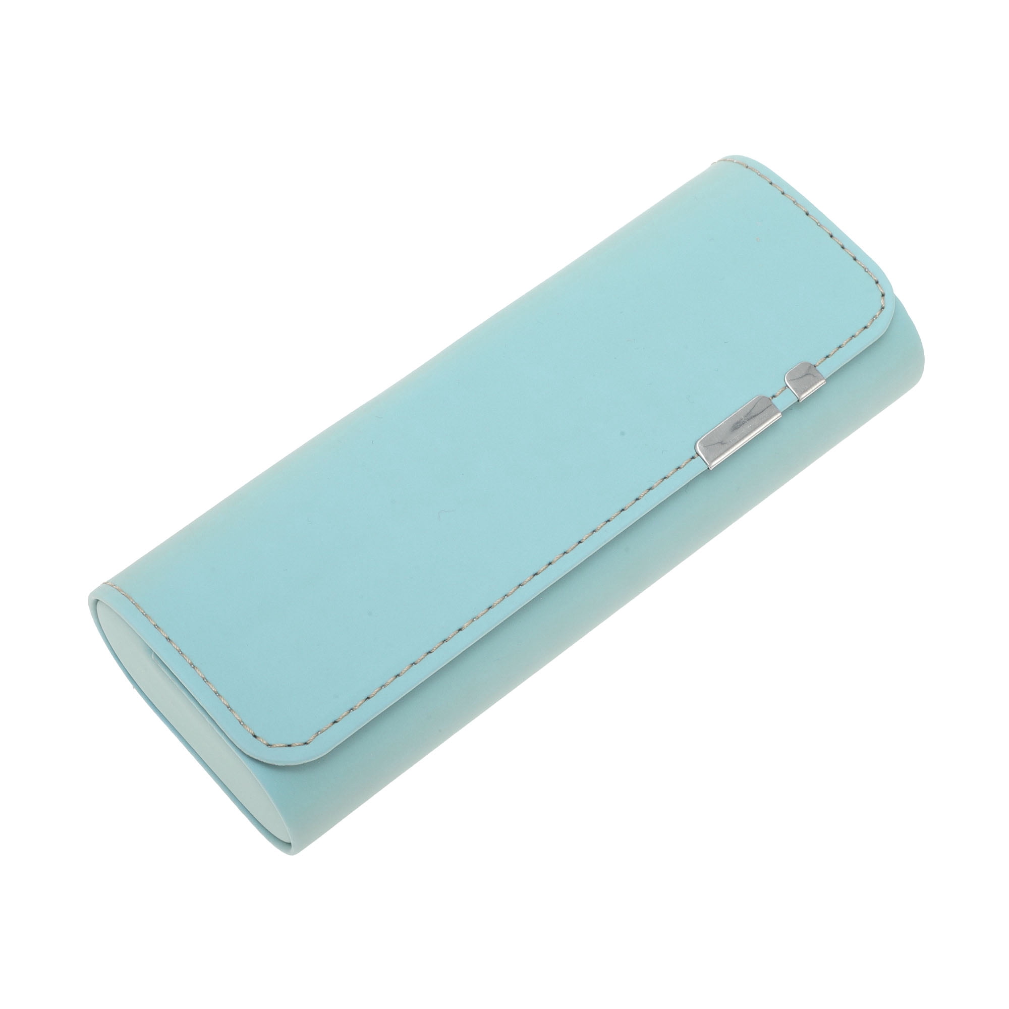 Unique Bargains Portable Eyeglasses Case 6.3"x2.56"x1.38"(L*W*H) Light Blue