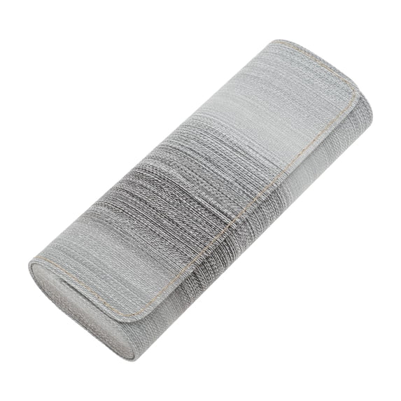 Unique Bargains Portable Eyeglasses Case 6.42"x2.52"x1.42"(L*W*H) Gradient Gray