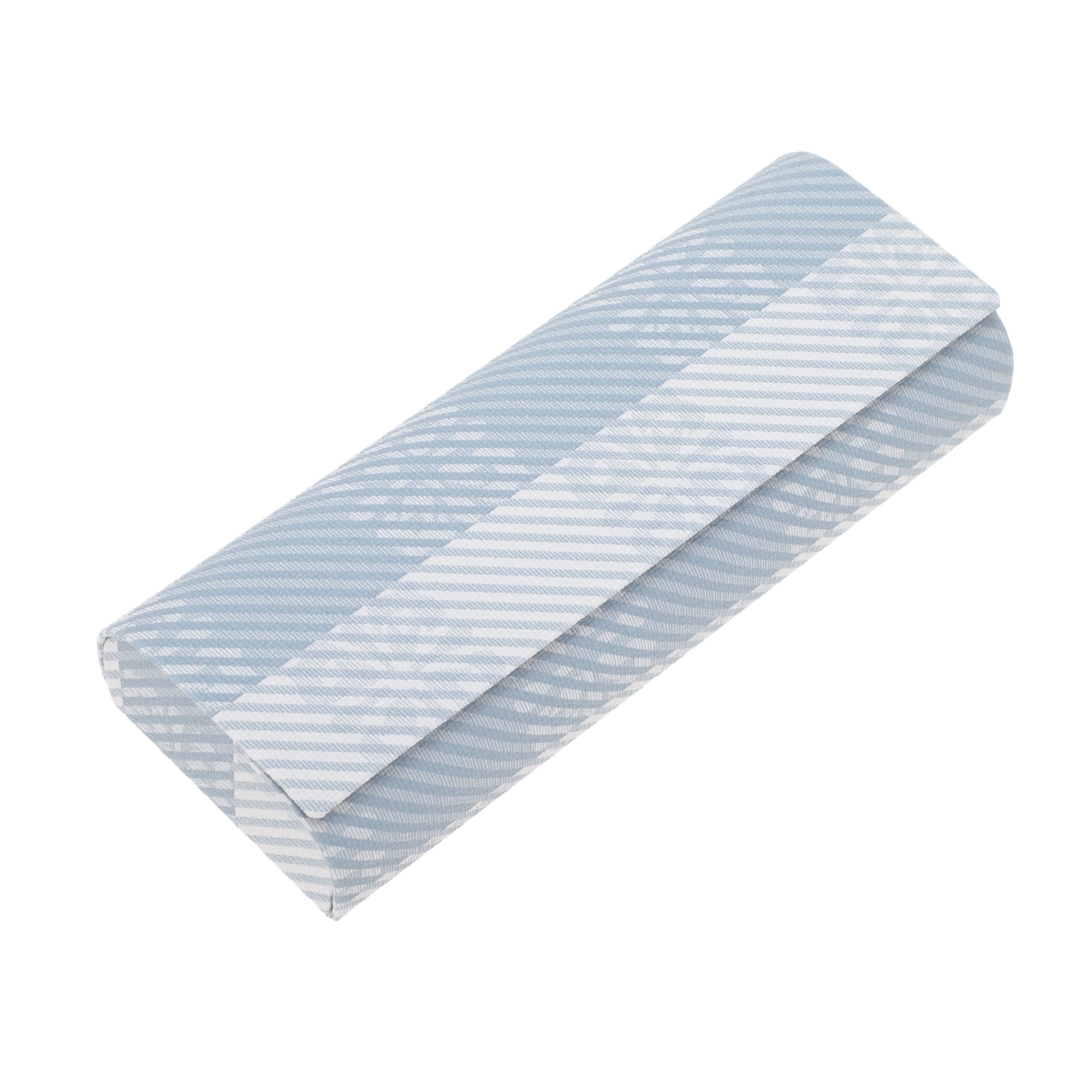 Unique Bargains Portable Eyeglasses Storage Case 6.14"x2.36"x1.18" Light Blue