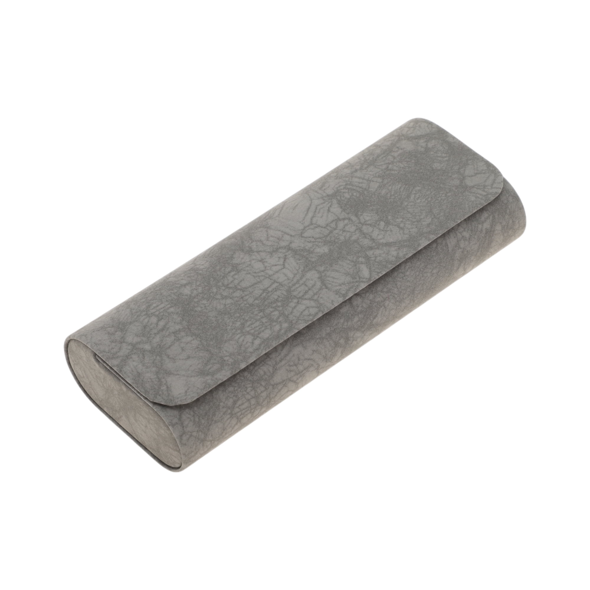 Unique Bargains Portable Eyeglasses Storage Case with Soft Lining Gray