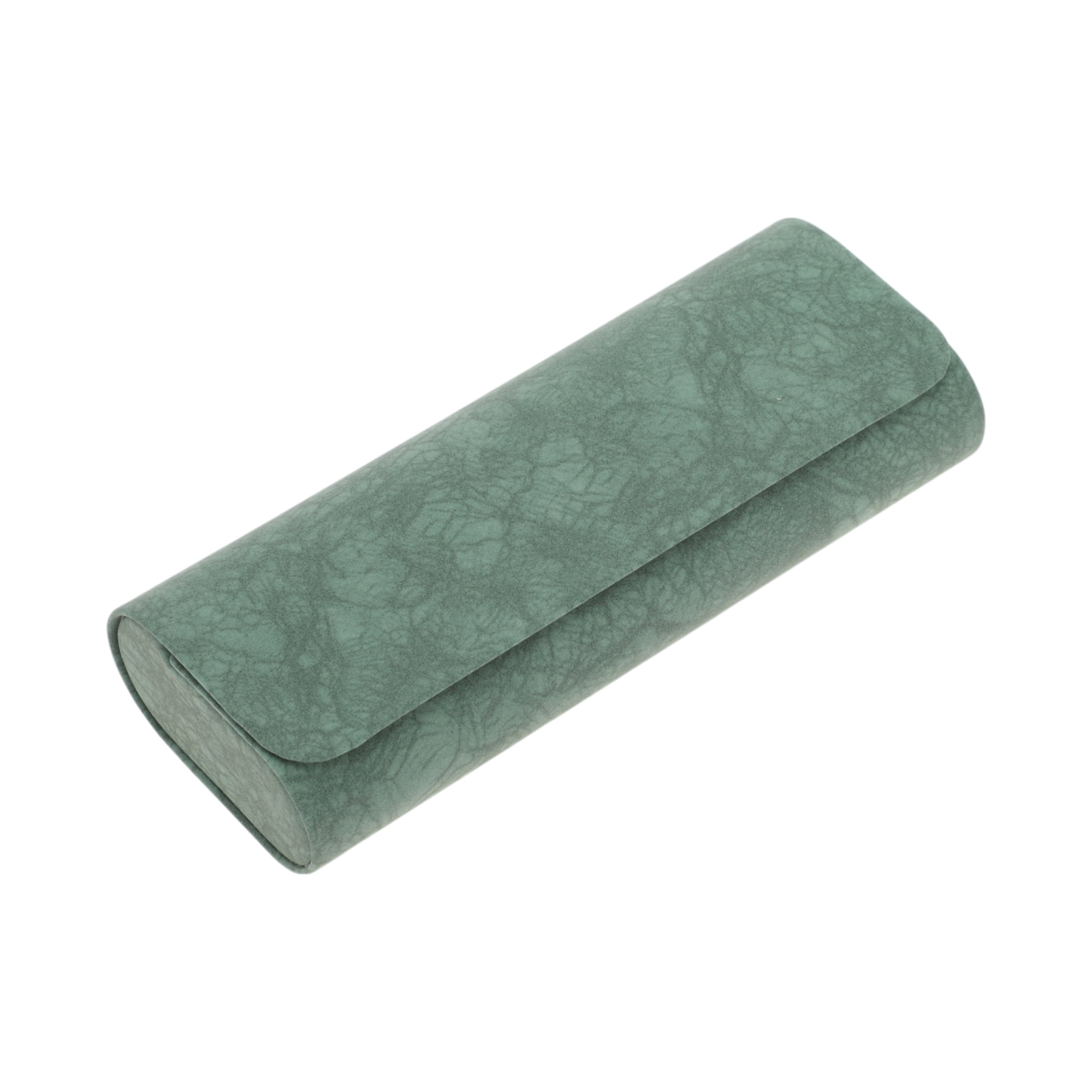 Unique Bargains Portable Eyeglasses Storage Case with Soft Lining Green