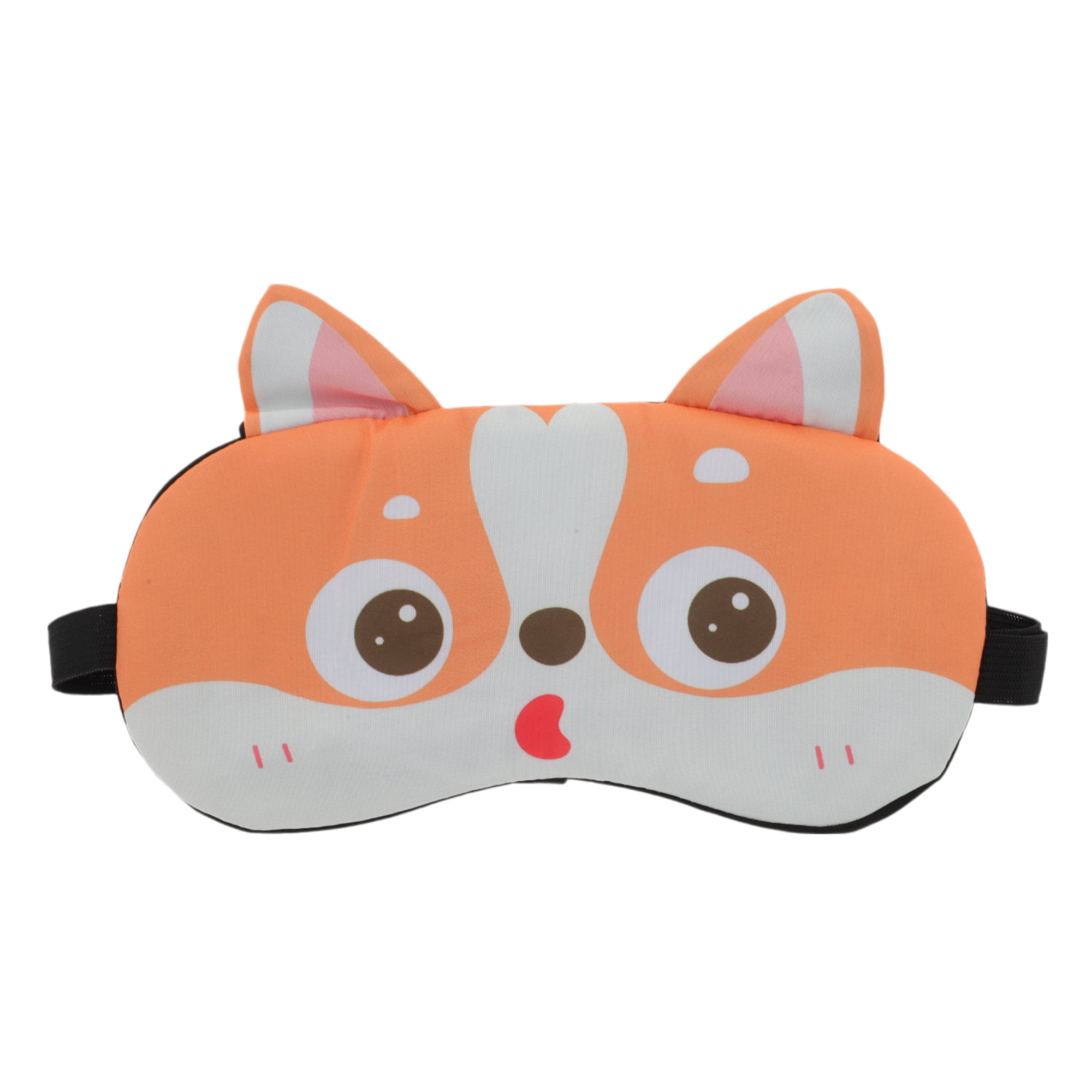 Unique Bargains Portable Husky Sleep Mask with Adjustable Strap Orange