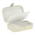 thumbnail image 1 of Unique Bargains Portable Jewelry Box PU Travel Organizer Beige, 1 of 6