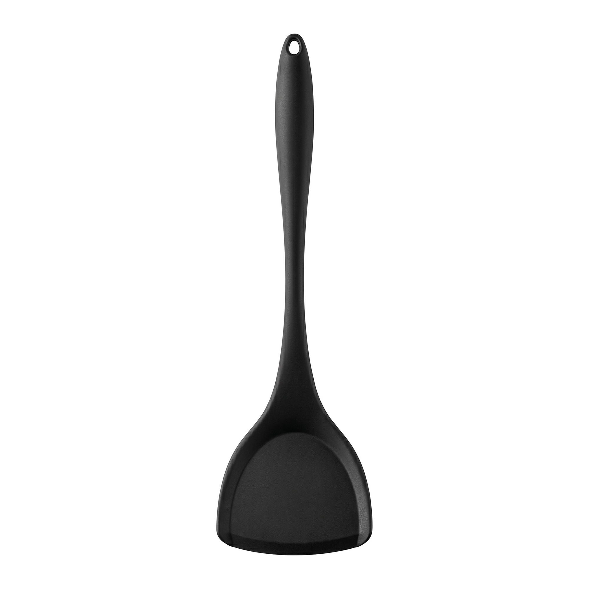 Unique Bargains Portable Kitchen Utensil Spatula Ideal for Flipping Black 13.8x3.9 in