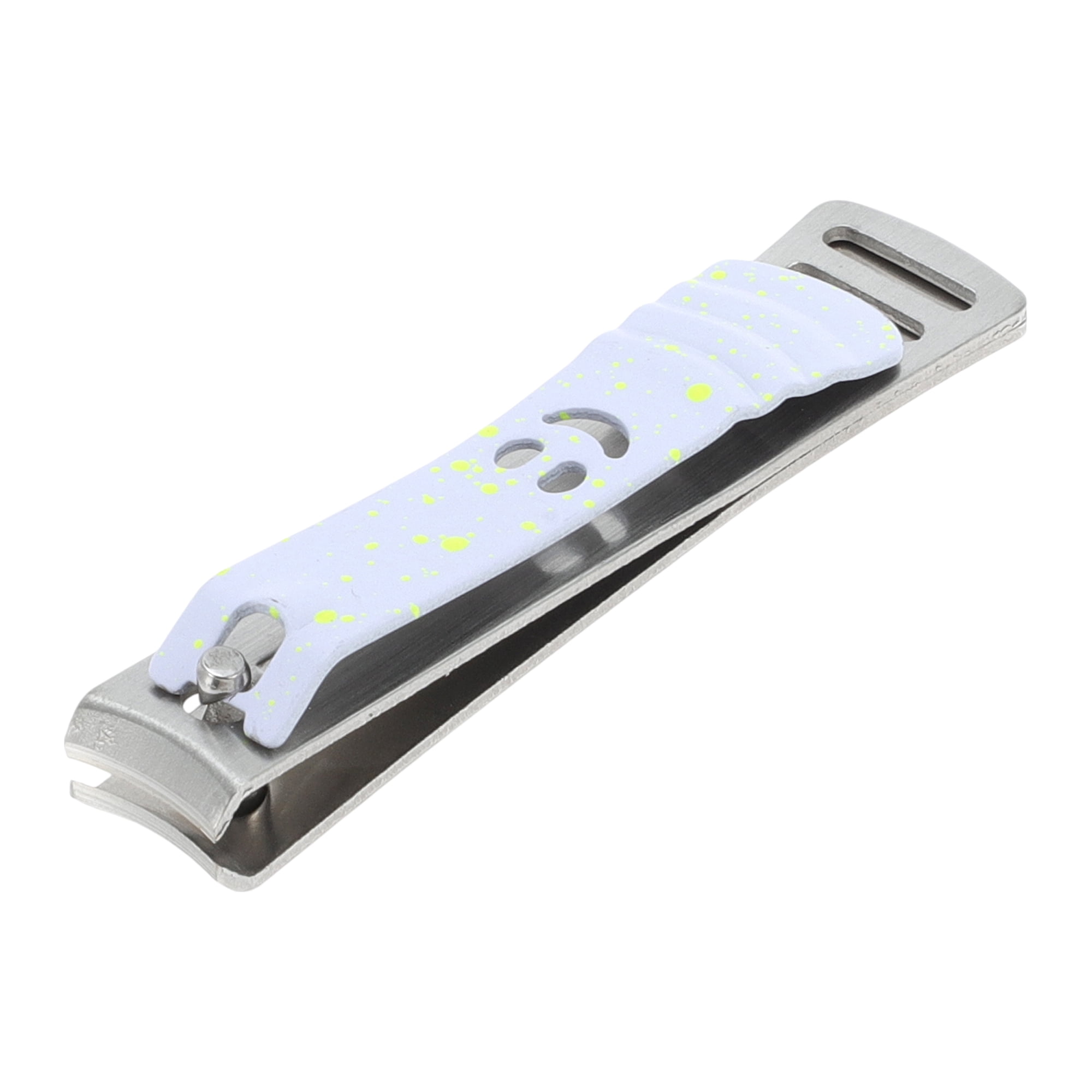 Unique Bargains Portable Laugh Face Nail Clipper 1 Pc Silver Tone, White, Green