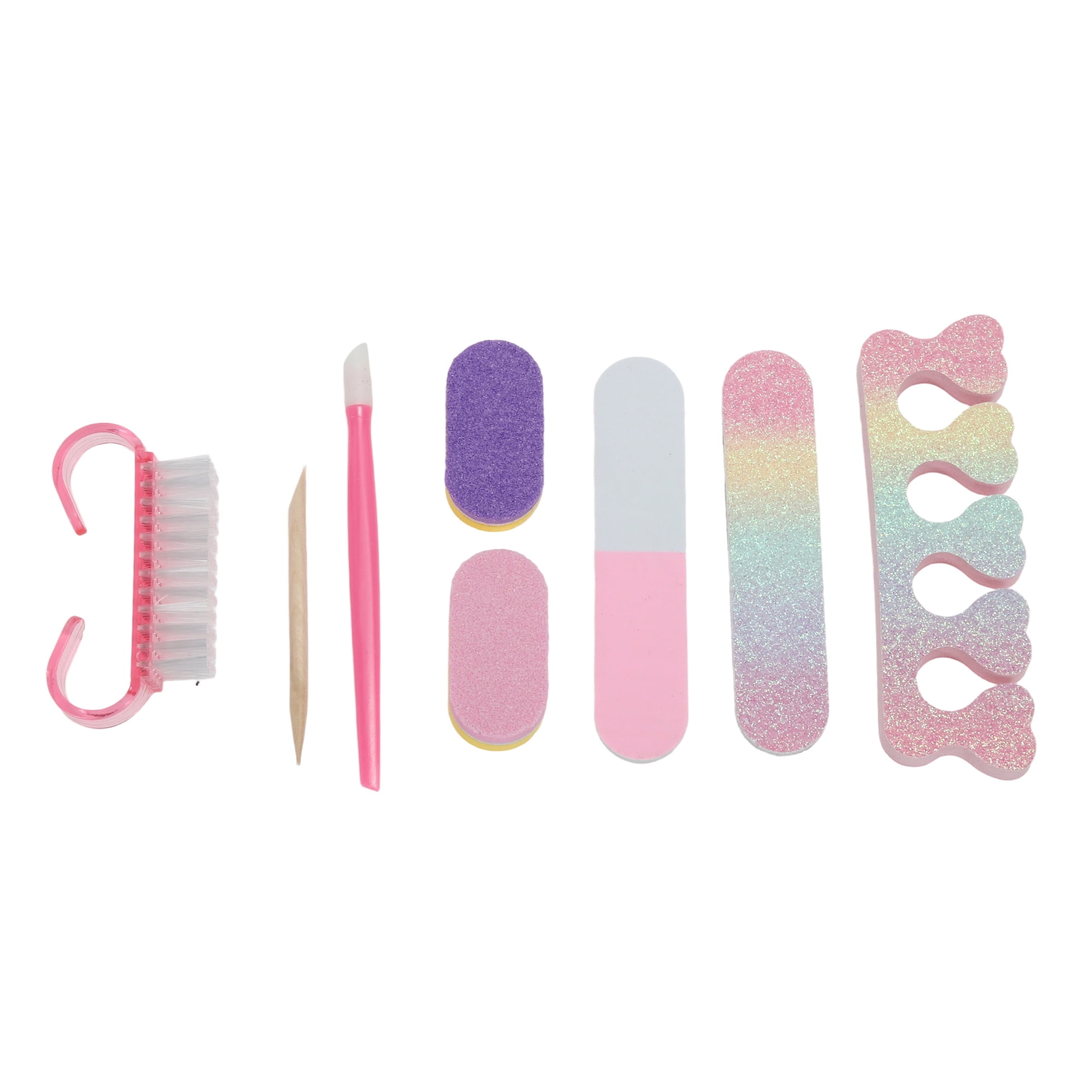 Unique Bargains Portable Manicure Tools Kit for Nail Care Colorful