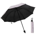 thumbnail image 1 of Unique Bargains Portable Manual Open Close Rain Umbrella Pink, 1 of 6