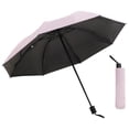 thumbnail image 1 of Unique Bargains Portable Manual Open Close Windproof Travel Umbrella Pink, 1 of 6