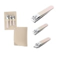 thumbnail image 1 of Unique Bargains Portable Mirror Light Nail Clipper Set Gradient Pink, 1 of 6