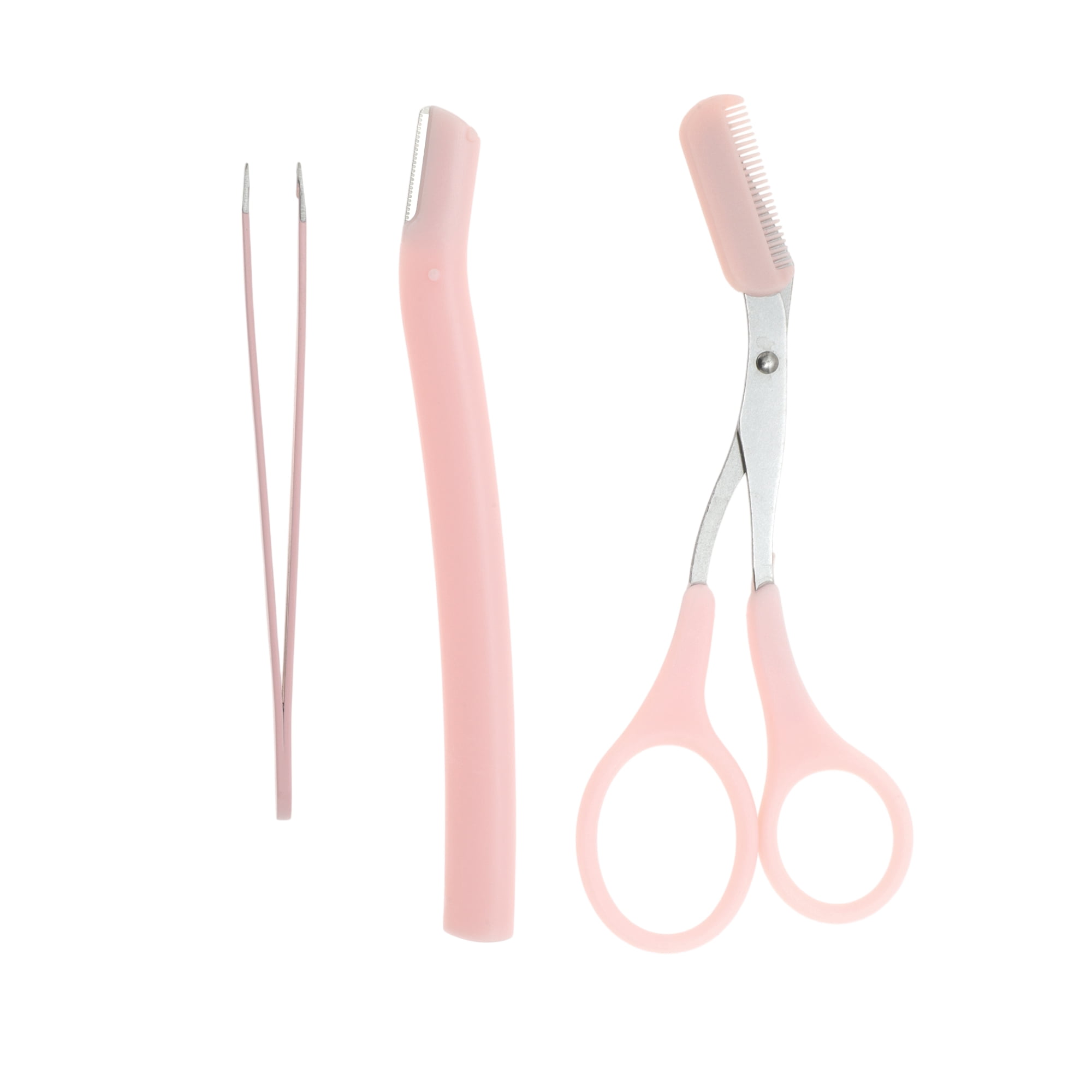 Unique Bargains Portable Multifunctional Eyebrow Scissor Kit for Quick Touch-Ups
