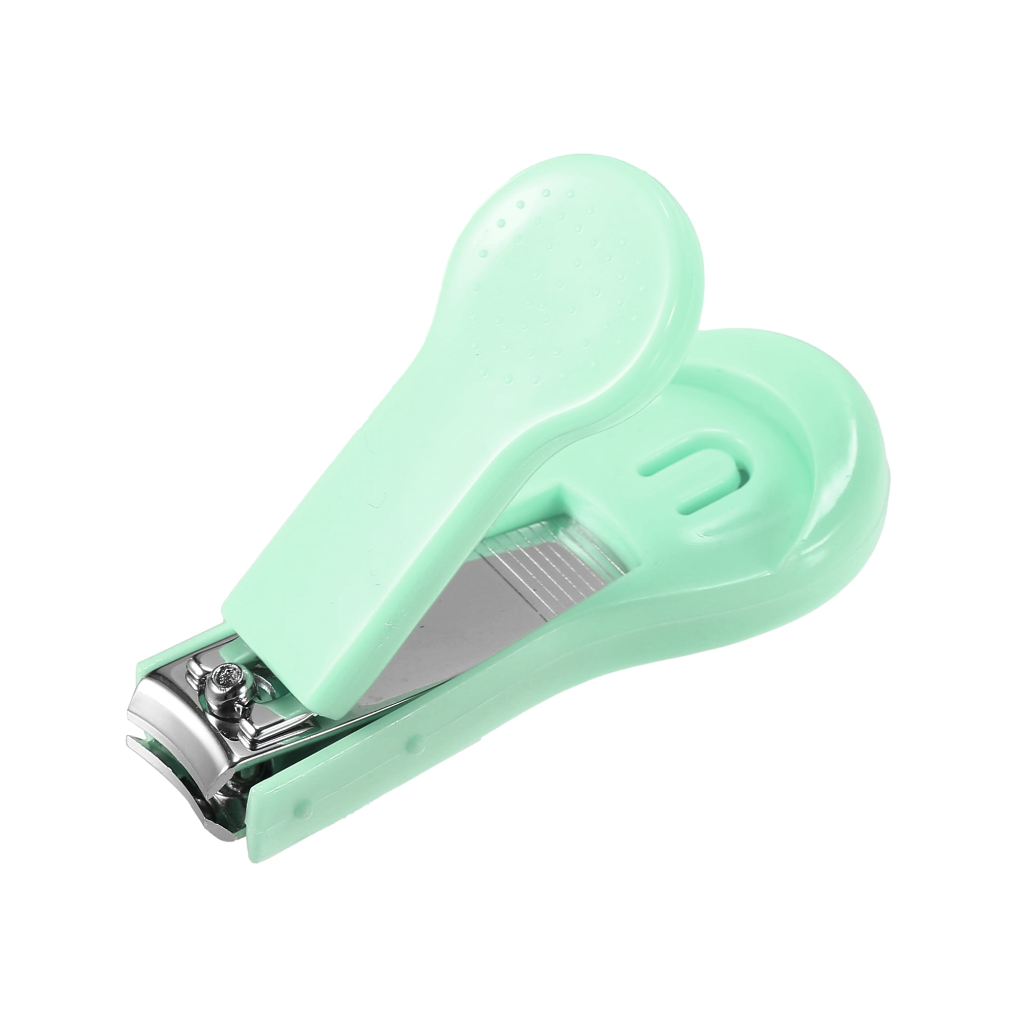 Unique Bargains Portable Nail Clippers Toenail Clippers 2.44"x0.98"x0.51" Green