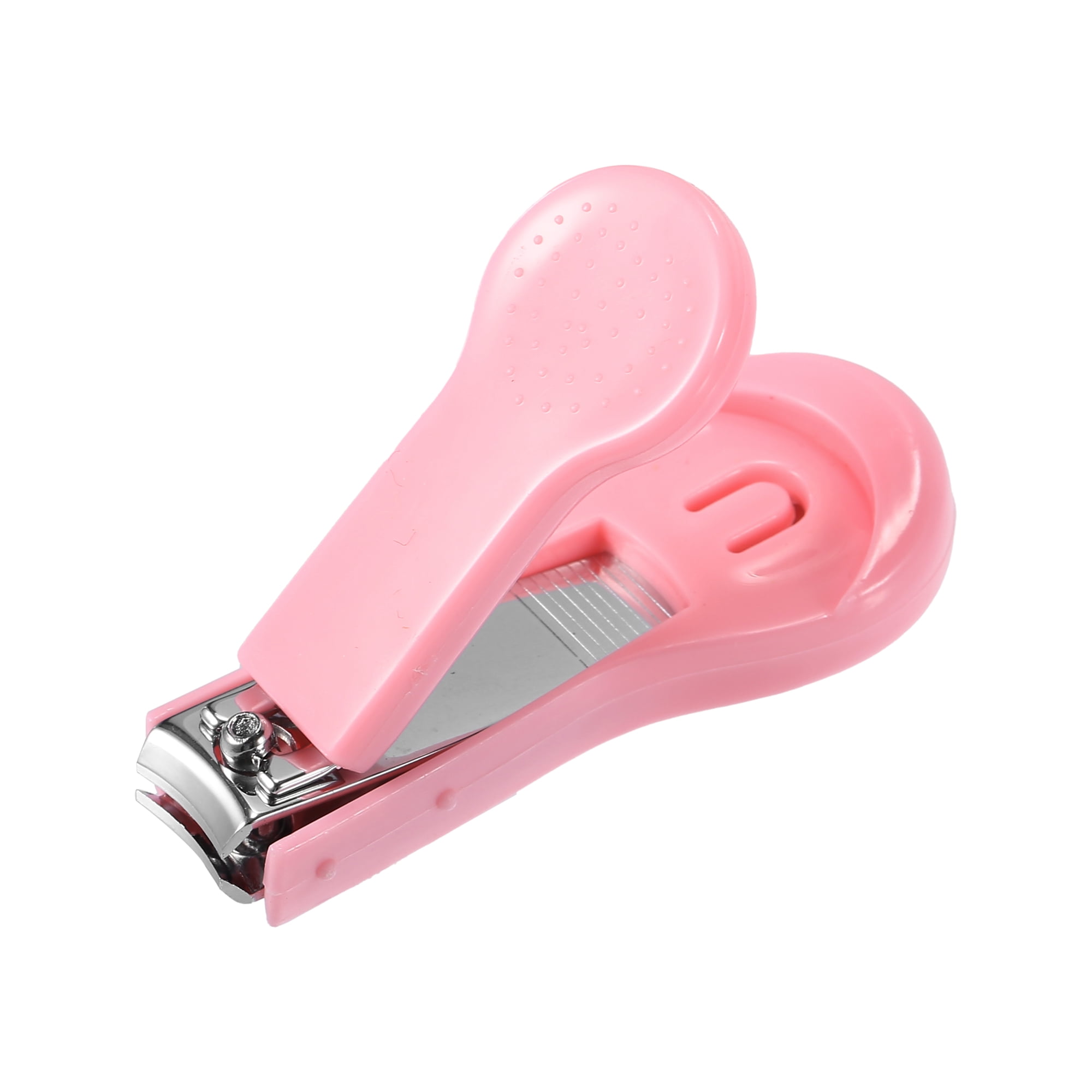 Unique Bargains Portable Nail Clippers Toenail Clippers 2.44"x0.98"x0.51" Pink