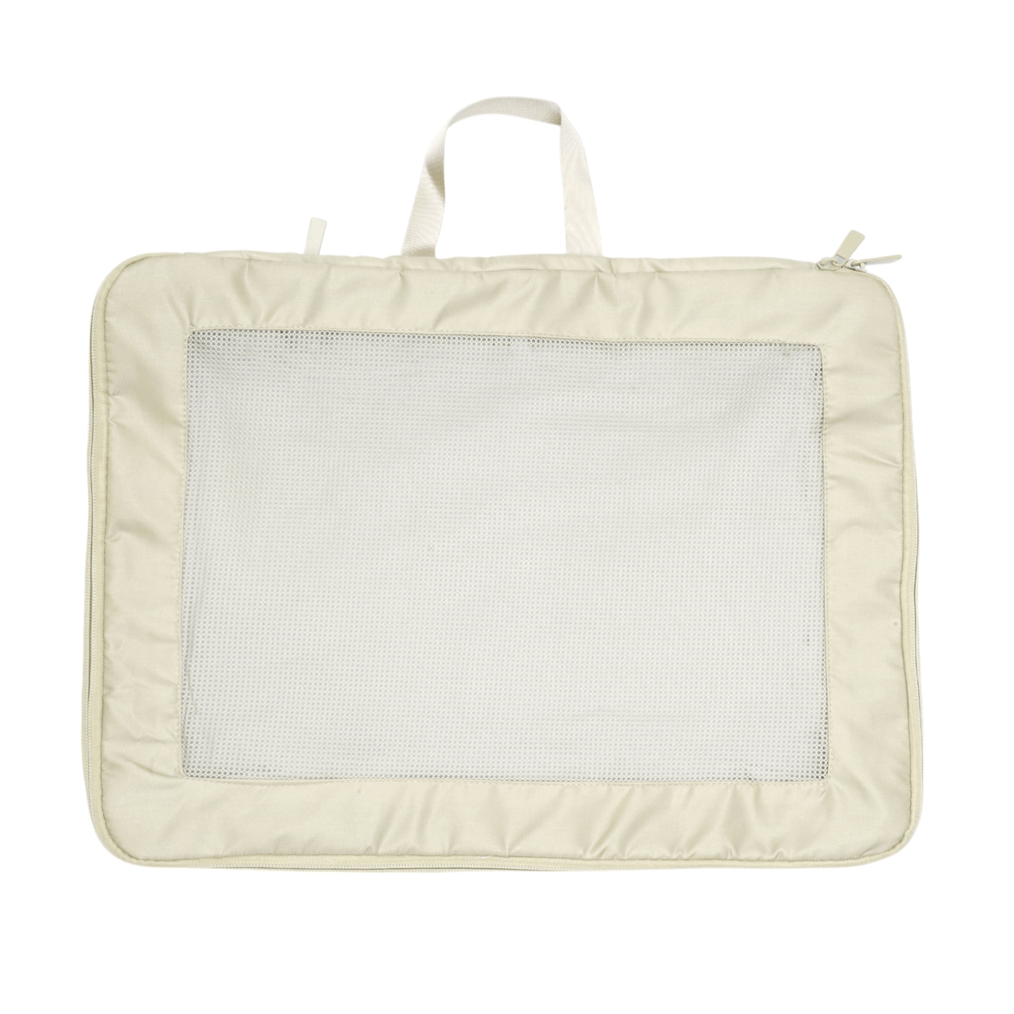 Unique Bargains Portable Packing Cube 1pc Organizer Beige 17.72"x4.72"x12.99"