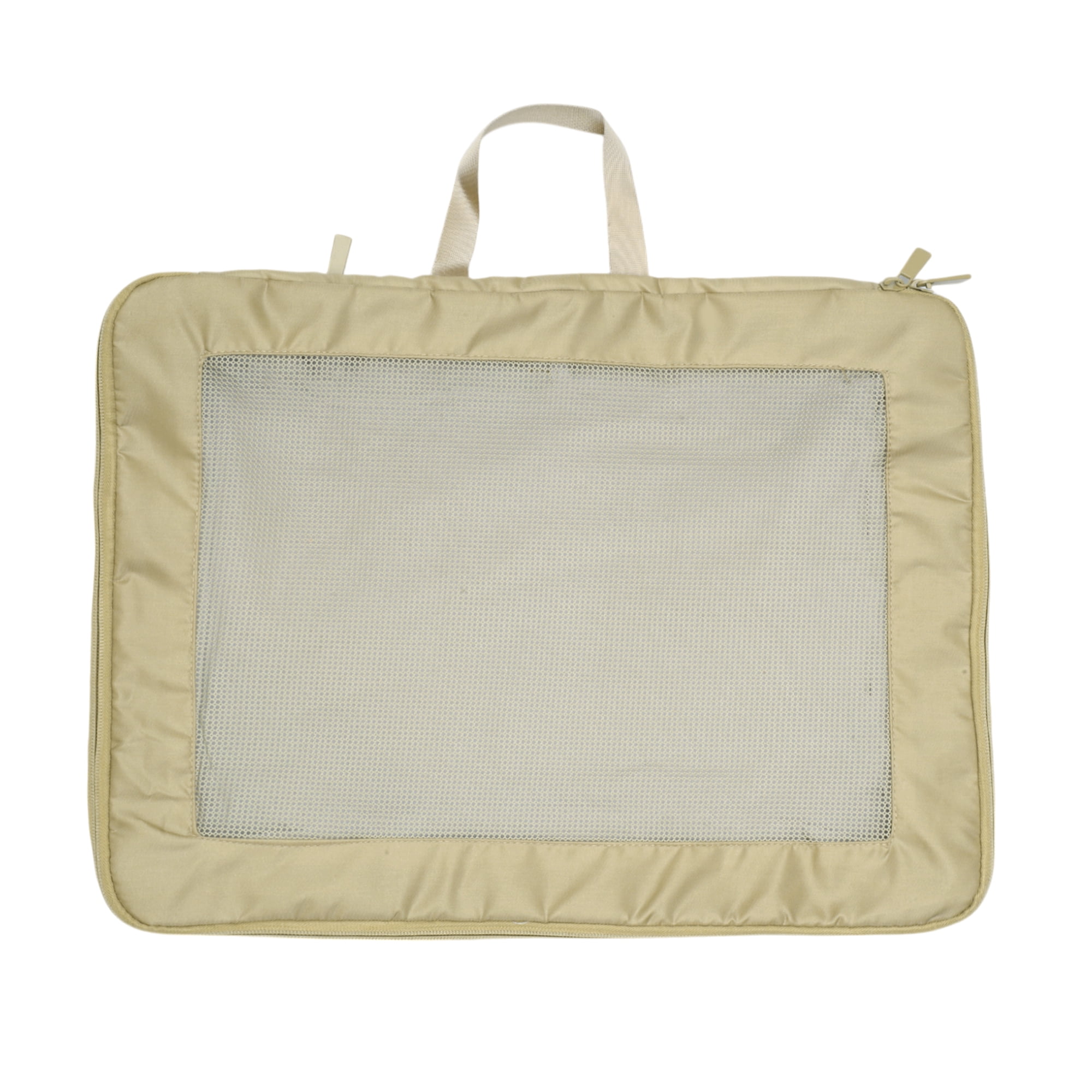 Unique Bargains Portable Packing Cube 1pc Organizer Khaki 17.72"x4.72"x12.99"