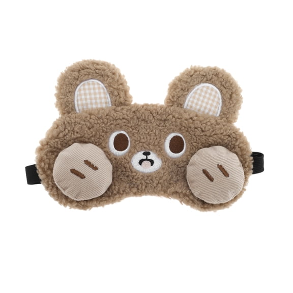 Unique Bargains Portable Rabbit Adjustable Eye Mask for Comfortable Sleep Anywhere