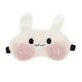 thumbnail image 1 of Unique Bargains Portable Rabbit Adjustable Eye Mask with Comfortable Design Beige, 1 of 3