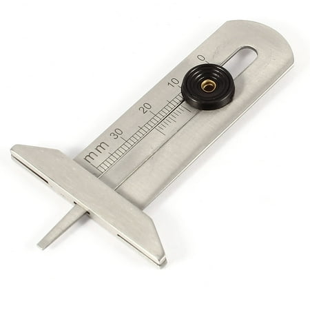 Unique Bargains Portable Tire Air Pressure Gauge Tester Tool for Car Auto Truck Silver Tone