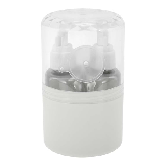Unique Bargains Portable Travel Container Set 2Pcs for Travel Gray