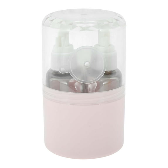 Unique Bargains Portable Travel Container Set 2Pcs for Travel Pink